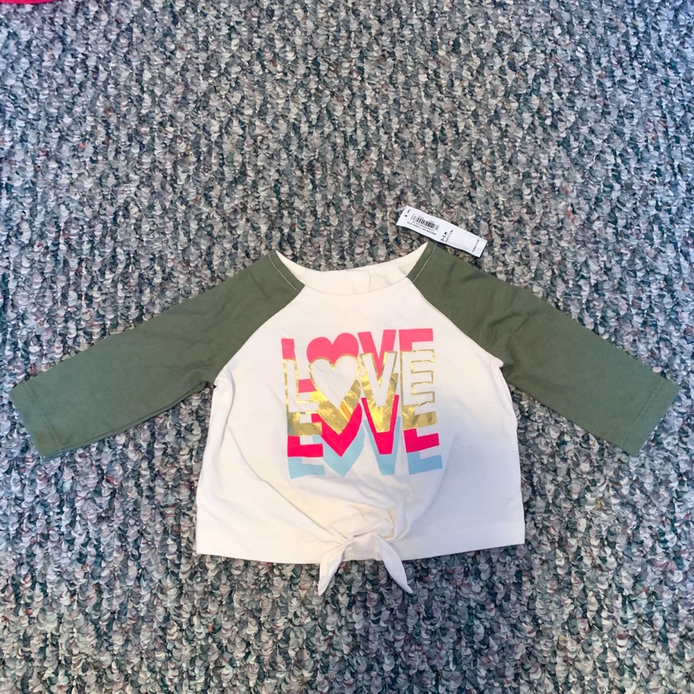 0-3 Old Navy Top NWT